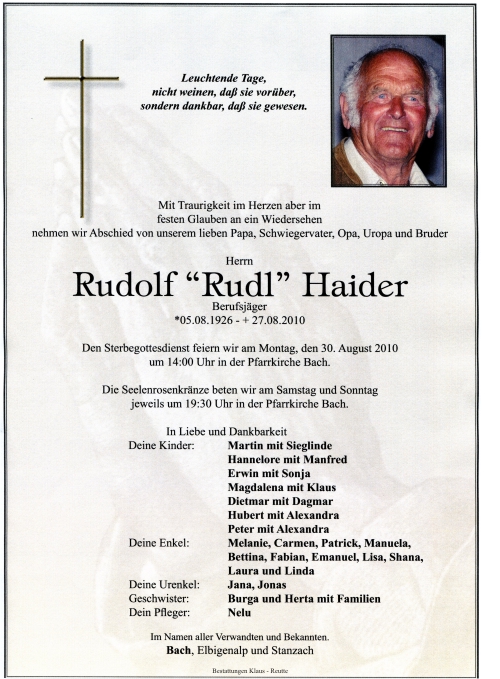 Rudolf Haider